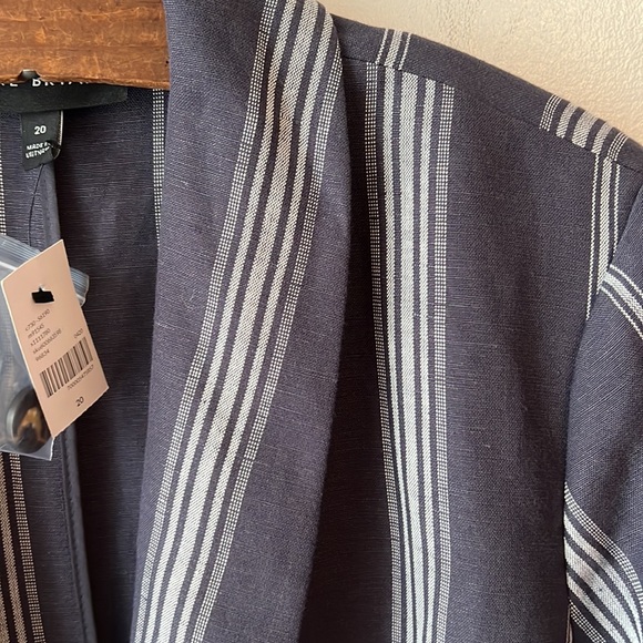 Lane Bryant The Bryant Blazer NWT Linen Blend.  Size 20. - Picture 7 of 16